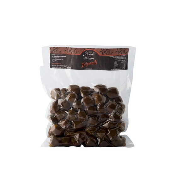 Image 2 of Baked Black Nocellara Olives in a Bag