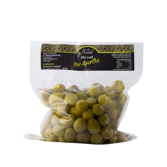 Image 2 of Sweet Green Nocellara Olives in a Bag